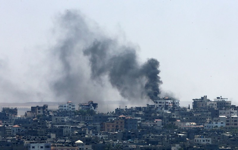 Bombardamentele din Fâşia Gaza, văzute de pe Staţia Spaţială Internaţională | FOTO