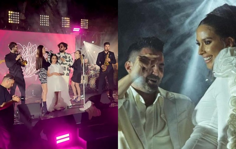 Momentul nevăzut până acum de la nunta lui Pepe cu Yasmine Pascu. Artistul s-a emoționat: „Cu cele două Rose, a mea și a noastră”