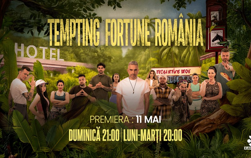 În ce zile va fi difuzată emisiunea „Tempting Fortune România” la Kanal D. Show-ul prezentat de Zoli Toth debutează pe 11 mai 2025