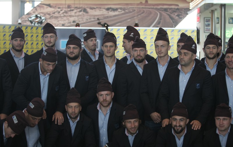 Dacii atacă Anglia. Naționala de rugby a României a plecat la Cupa Mondială / GALERIE FOTO