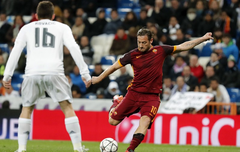 Totti, al treilea italian ovaționat pe ”Santiago Bernabeu” / VIDEO