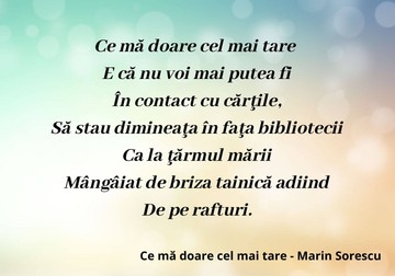 Ce mă doare cel mai tare - Marin Sorescu