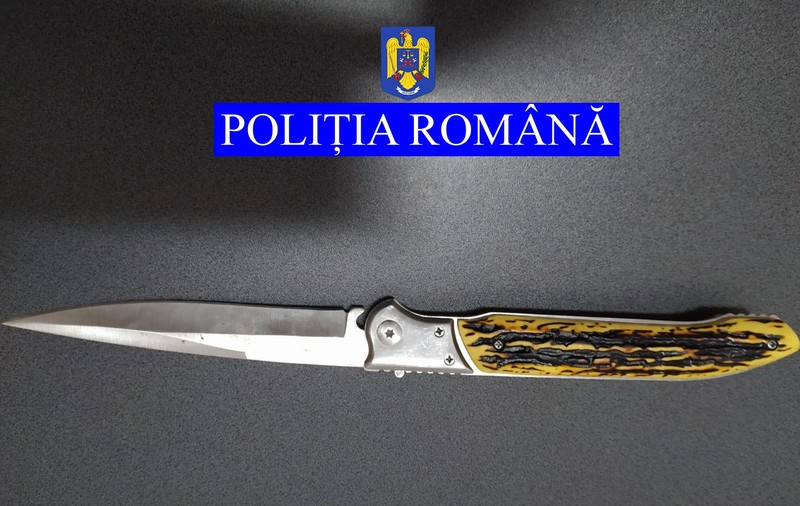Urmărit internațional, prins circulând fraudulos într-un tren Interregio. Bărbatul era înarmat cu un cuțit
