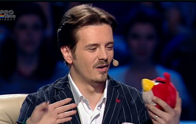 Mihai Petre S-A JUCAT CU "PĂSĂRICA NERVOASĂ", la "Românii au talent"! 