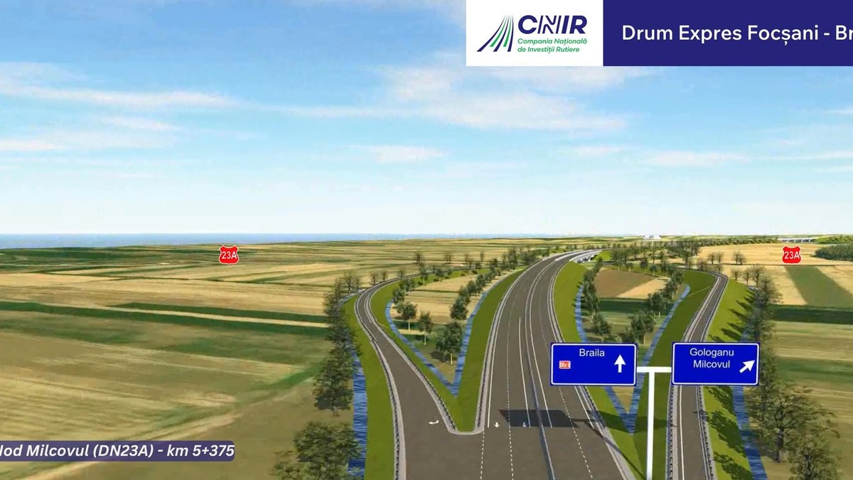 CNIR a depus finanțare pentru drumul expres Brăila-Focșan