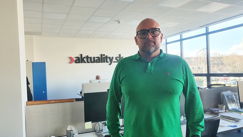 Peter Bardy, redactorul-șef al publicației Aktuality
