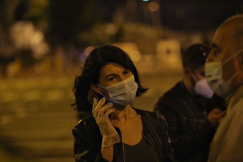 Violeta Alexandru a discutat cu prefectul de Botoșani, de unde au fost trimiși muncitorii | Foto: Vlad Chirea