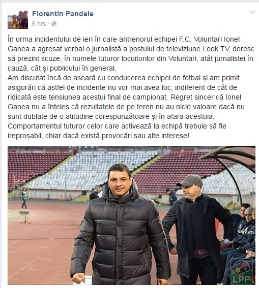 Mesajul lui Pandele