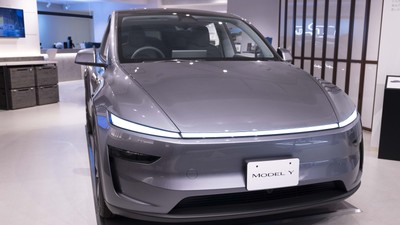 Tesla Pop-Up Store In Shibuya, Tokyo - 25 Apr 2025