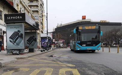 Stația de autobuz de la Piața Unirii, care în scurt timp va intra în procesul de modernizare