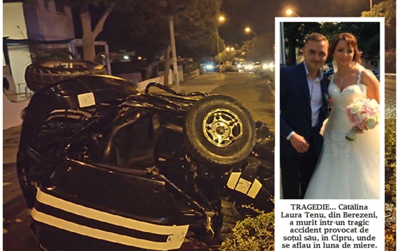 Lună de miere însângerată! Tineri căsătoriți din Vaslui, despărțiți de moarte