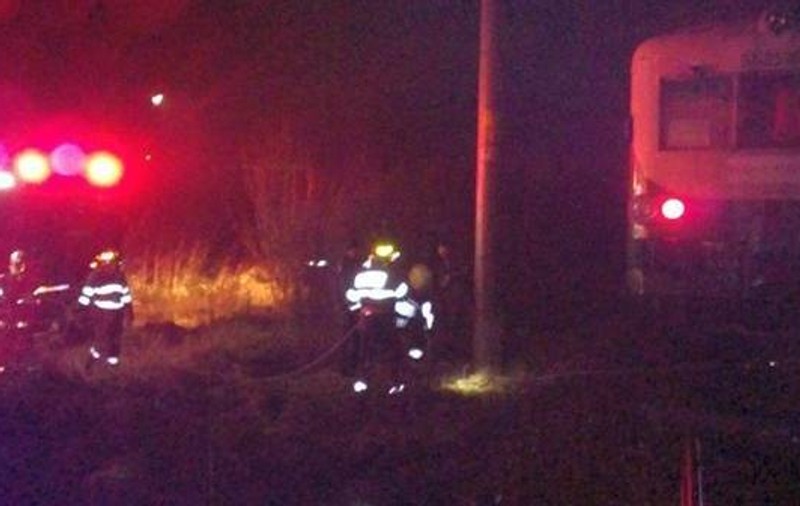 Incendiu la un tren de persoane într-o gară din Timişoara