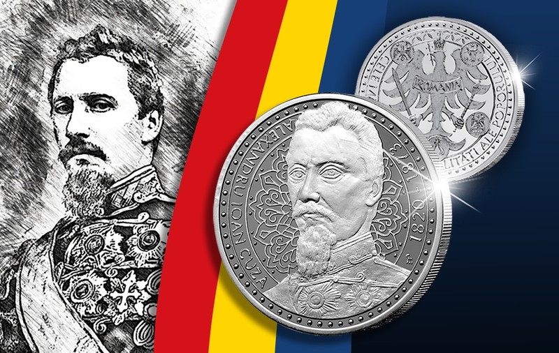 Casa de Monede lansează piesa aniversară cu ocazia comemorării a 150 de ani de la moartea domnitorului Alexandru Ioan Cuza
