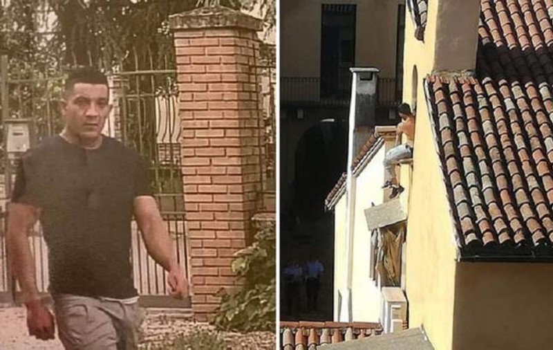 Un hoț român din Italia, prins după o urmărire ca-n filme, pe clădiri