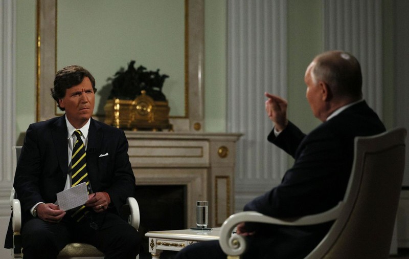Reacție confuză la Moscova după ce Tucker Carlson a vorbit despre un complot privind asasinarea lui Vladimir Putin
