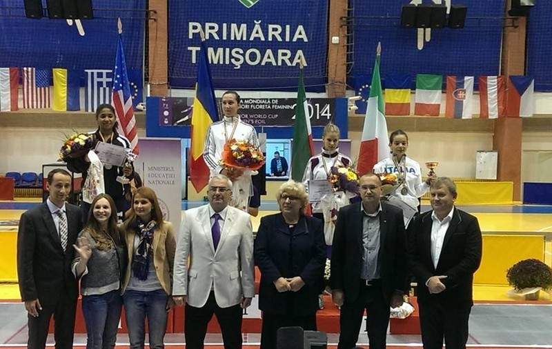 FOTO / Junioara Mălina Călugăreanu a câștigat etapa de Cupă Mondială de floretă feminin!