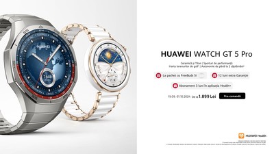 WATCH GT 5 Pro Titanium & White Ceramic