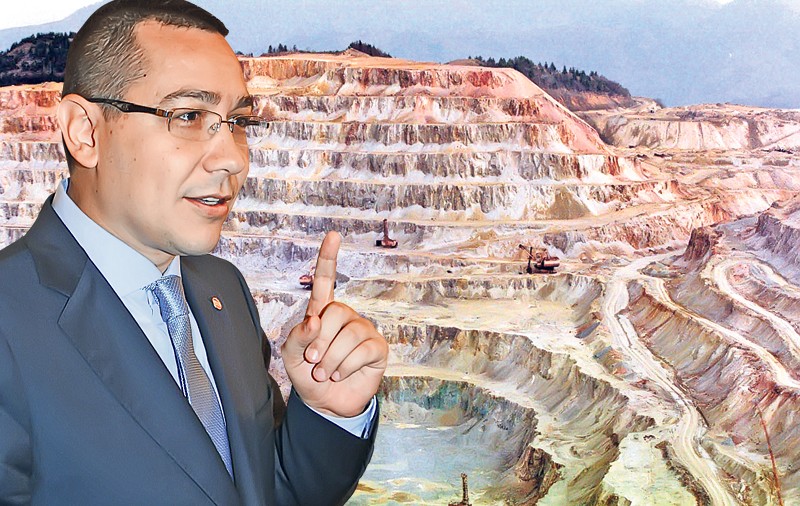 Ponta, ne iei la mişto cu Roşia Montană?