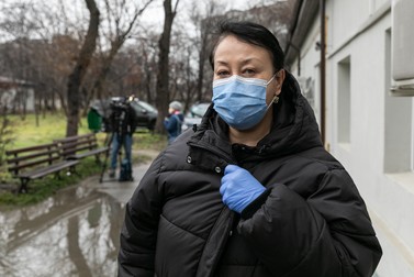 Eugenia Copilu, kinetoterapeut la Spitalul Victor Babeș | Foto: Vlad Chirea