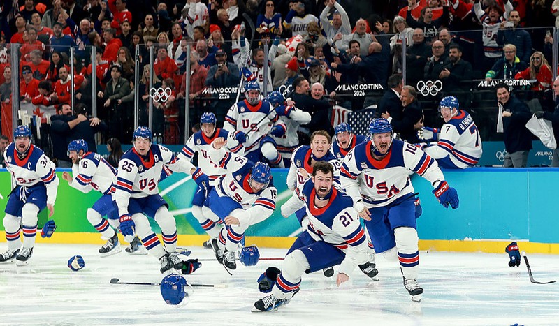 Echipa de hockey a Statelor Unite. Foto: Gettyimages
