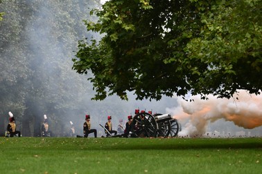 Salve de tun s-au tras și în Hyde Park | Foto: Profimedia