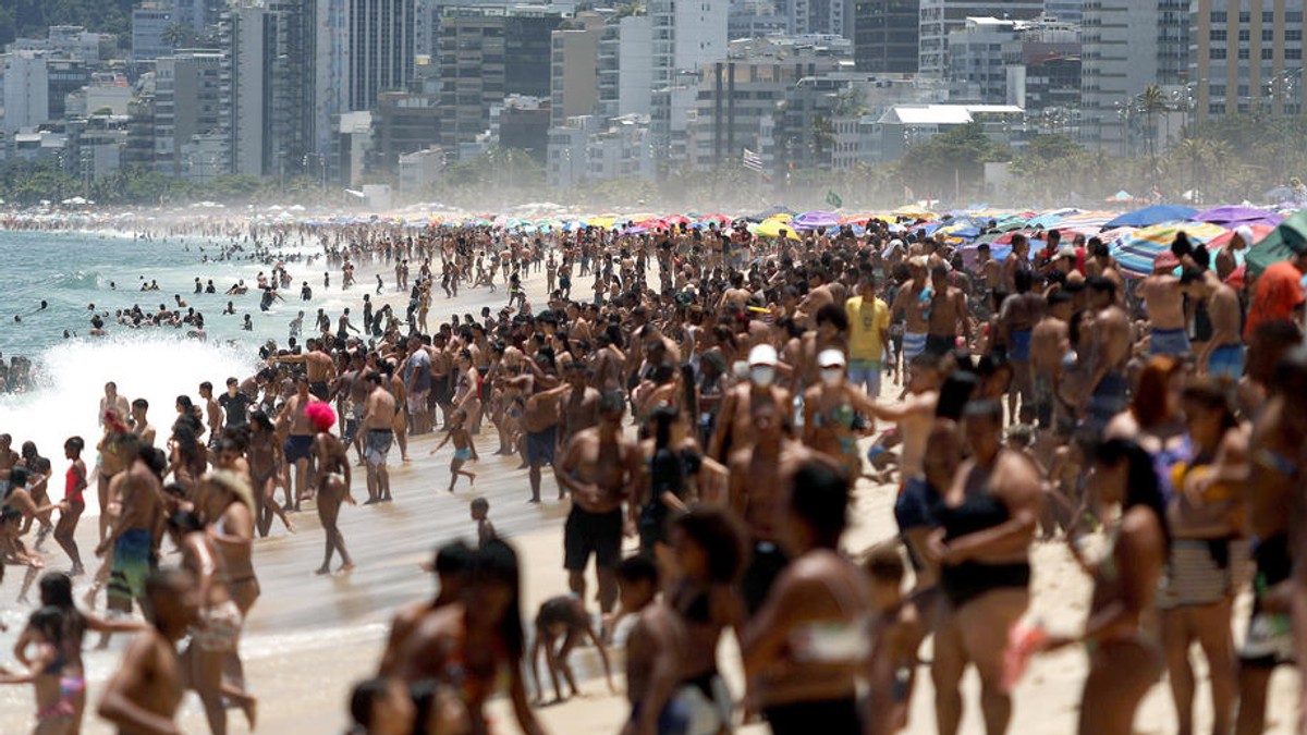 Accesul la plajele din Rio de Janeiro, blocat de Anul Nou. ”Trebuie să trimitem un mesaj ferm populaţiei”