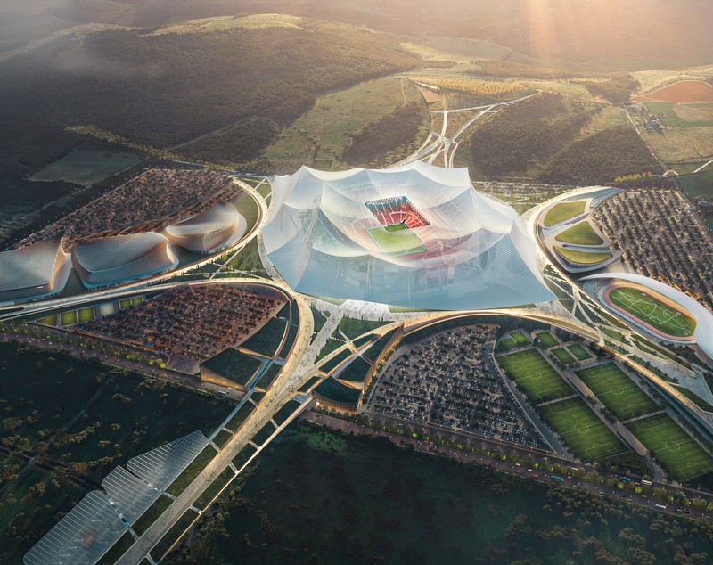 Cum va arăta cel mai mare stadion din lume: Arena Hassan II va avea 115.000 de locuri și se pregătește pentru Cupa Mondială din 2030