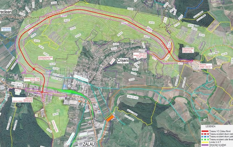 Pas important pentru realizarea centurii Zalău Nord: 700.000.000 de lei pentru 7,2 kilometri