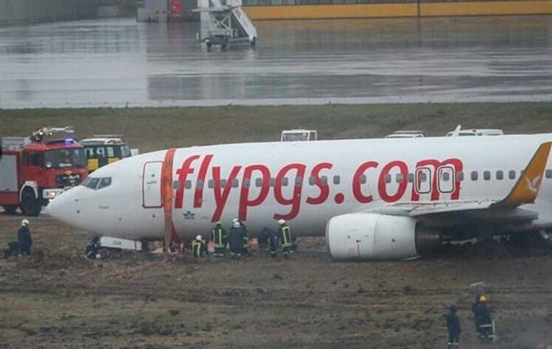 Momente de panică pentru 169 de pasageri. Un avion a derapat pe pistă în Istanbul