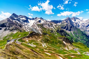 Șoșeaua Grossglockner străbate Parcul Național Hohe Tauern