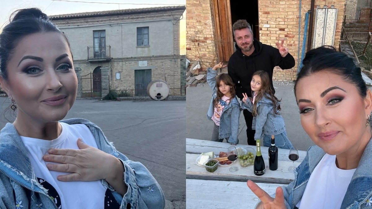 Gabriela Cristea, imagini cu casa din Italia