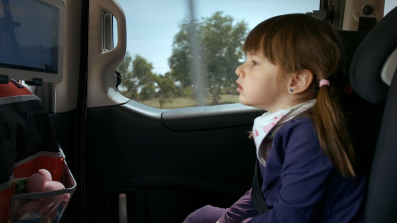 **CONDITION OF USAGE** Body Bizarre is on Thursdays at 10pm on TLC UK.** *** EXCLUSIVE - VIDEO AVAILABLE *** ZAMORA, SPAIN - UNDATED: Side profile of three-year-old Paula Teixeira, who suffers with Ondine Syndrome, in a car. A TODDLER suffering from a rare syndrome risks dying every time she falls asleep. Every night, mum Silvana Teixeira tirelessly tries to protect her 3-year-old daughter, Paula from the grip of death. Paul, from Zamora, Spain, was born with Ondine Syndrome, a condition that affects the nervous system which controls many of the body?s automatic functions. The most dangerous symptom of Ondine Syndrome is the inability to control breathing during sleep. The moment Paula falls asleep, she stops breathing and could die. For her mum and dad it?s a living nightmare. **CONDITION OF USAGE** Body Bizarre is on Thursdays at 10pm on TLC UK.** PHOTOGRAPH BY Discovery / Barcroft Productions *** Local Caption *** 02857069