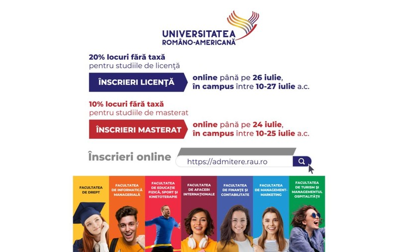 Tot ce trebuie să știi despre procesul de admitere la Universitatea Româno-Americană!