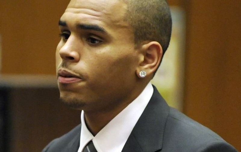 Chris Brown, îngeraşul mamei