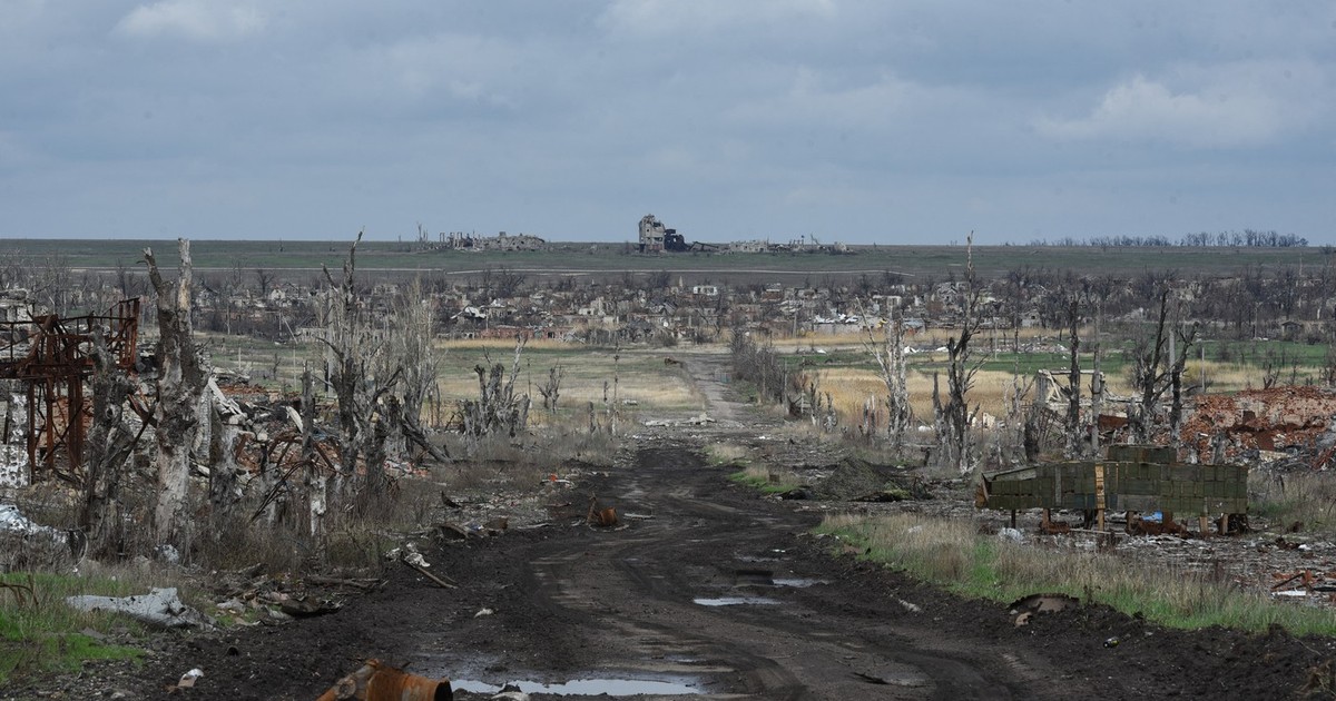 Orașul Mariinka, distrus în cursul războiului barbar al lui Putin Foto: Profimedia