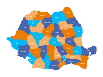 Harta județelor României