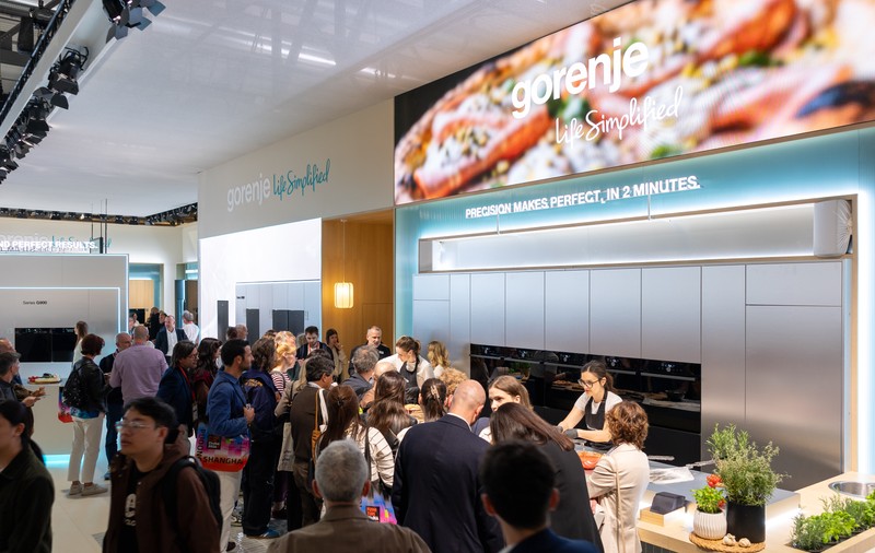 Gorenje debutează la EuroCucina și aduce tehnologia mai aproape de viața de zi cu zi