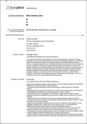 CV Mariana Mitroi