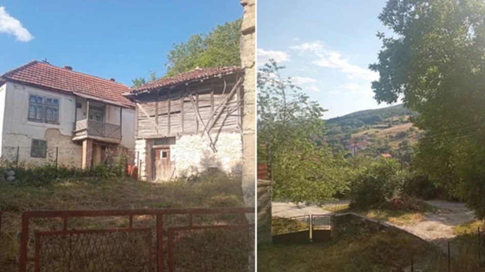 Casă de 15000 de euro cu teren generos, pusă în vânzare, în Serbia. Sursă foto: Blic.