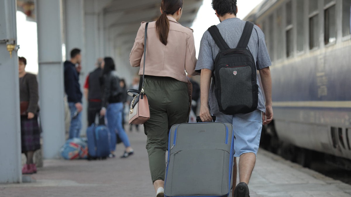 Aglomerație în Gara de Nord, înainte de începutul minivacanței de 1 mai