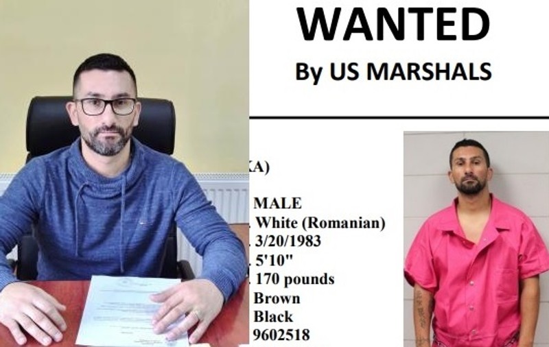 Viceprimarul din Vărădia, implicat într-o fraudă de un milion de dolari în SUA, a fost preluat din arestul IPJ Timiș de polițiștii americani