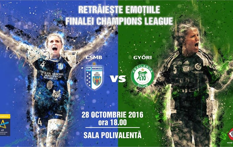CSM București a învins clar pe HCM Rm. Vâlcea. Încălzire pentru meciul cu Gyor, de vineri, din Liga Campionilor