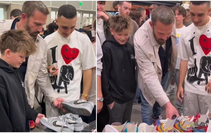 Reacția lui Ben Affleck când fiul său i-a cerut o pereche de adidași de 6.000 de dolari. Trucul folosit la cumpărături