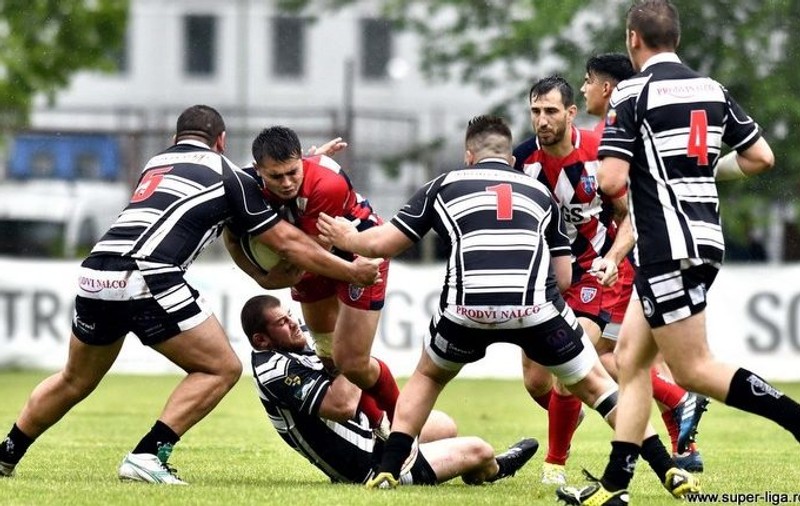 Semifinalele ediției 2016-2017 a Superligii de rugby: Timișoara Saracens - Steaua și CSM Știința Baia Mare - CSM București