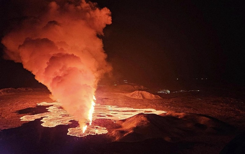 Un vulcan din Islanda a erupt pentru a doua oară în acest an