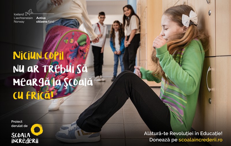 Datorită programului Active Citizens Fund România, românii au făcut peste 2300 de donații pentru a susține Școala Încrederii