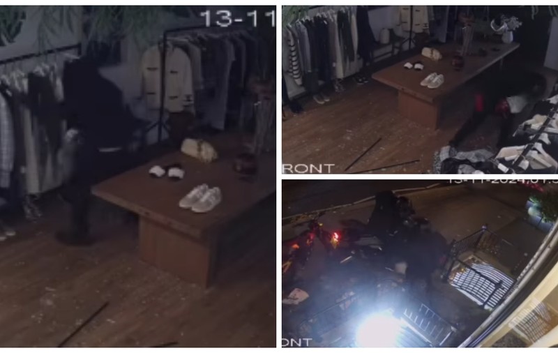Hoții fură bunuri de 500.000 de lire sterline din magazinul din Londra în patru minute | VIDEO
