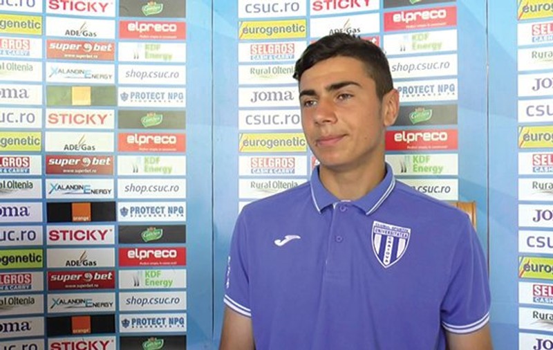 Craiovenii n-au bătut Steaua, dar doboară recorduri! Screciu, primul jucător născut după 2000 care joacă în Liga 1