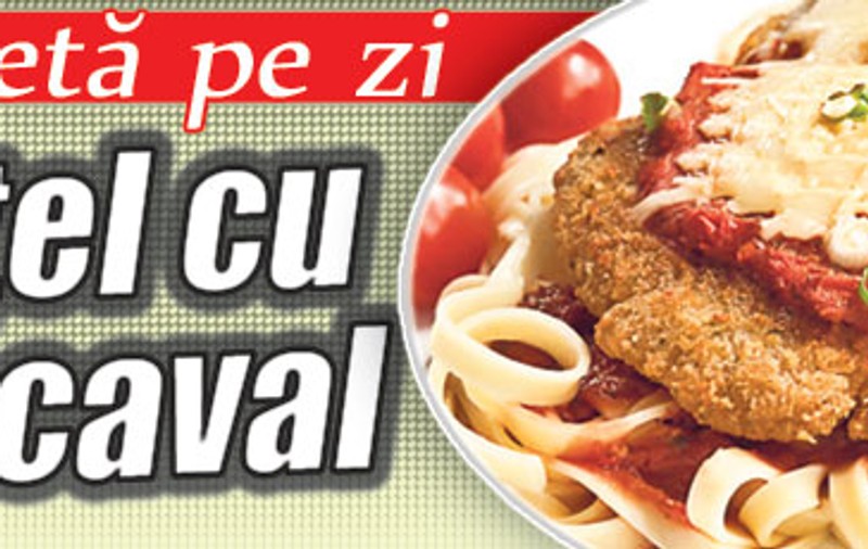 O reţetă pe zi: Şniţel cu caşcaval