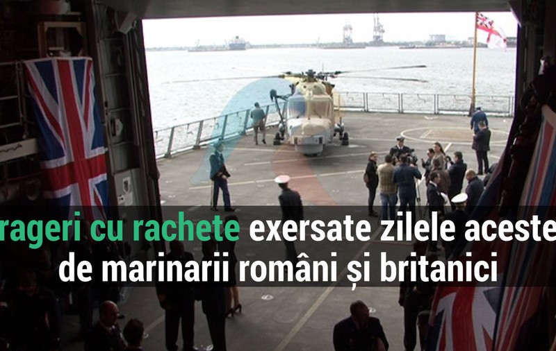 VIDEO. Distrugătorul HMS Daring a ajuns în portul Constanța pentru un exercițiu naval